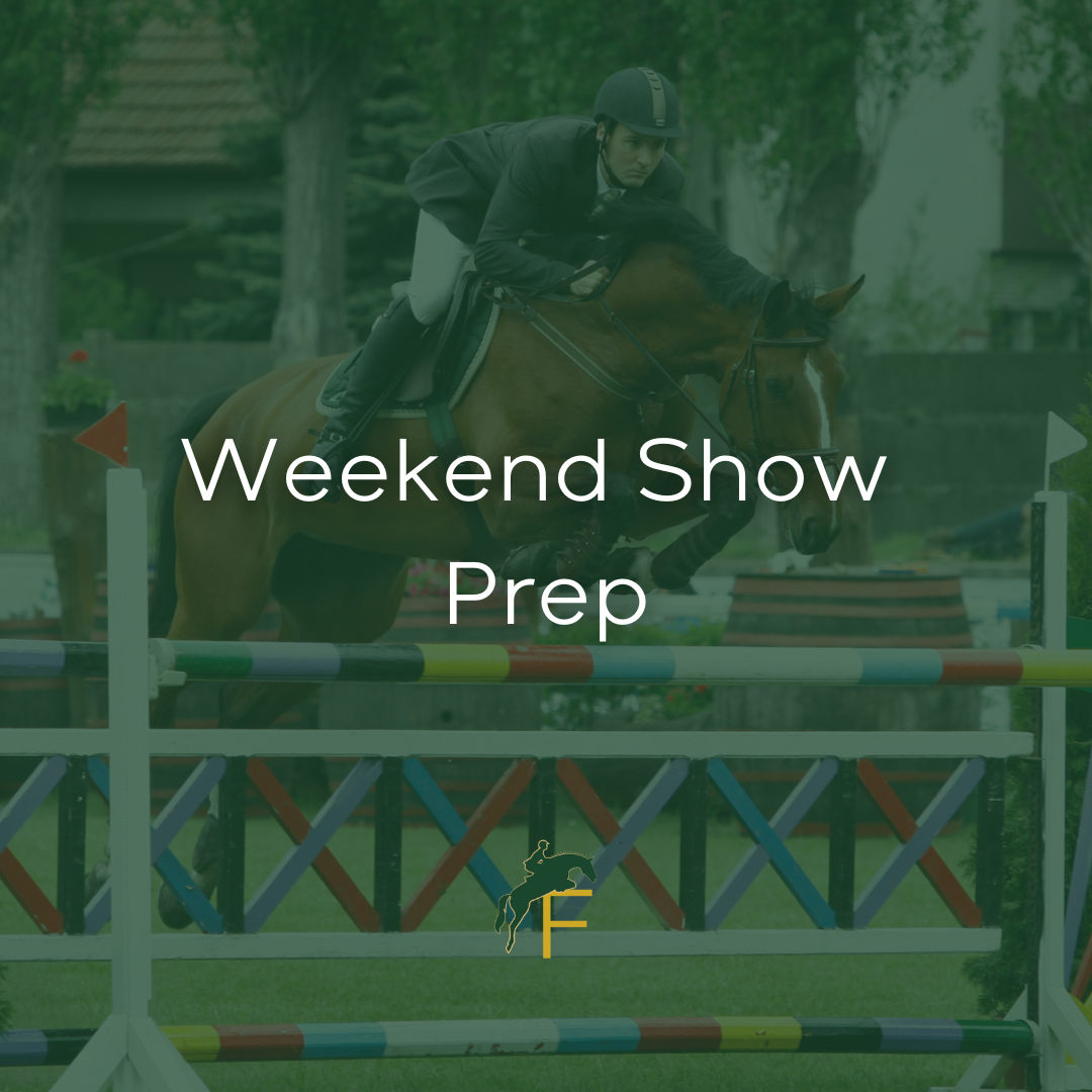 Weekend Show Prep
